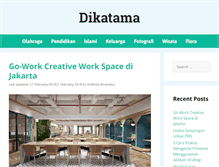 Tablet Screenshot of dikatama.com